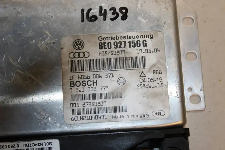 Audi A4 S4 B6 8E 8H (2000 - 2006) 8E0927156G Блок управления АКПП — фото 3