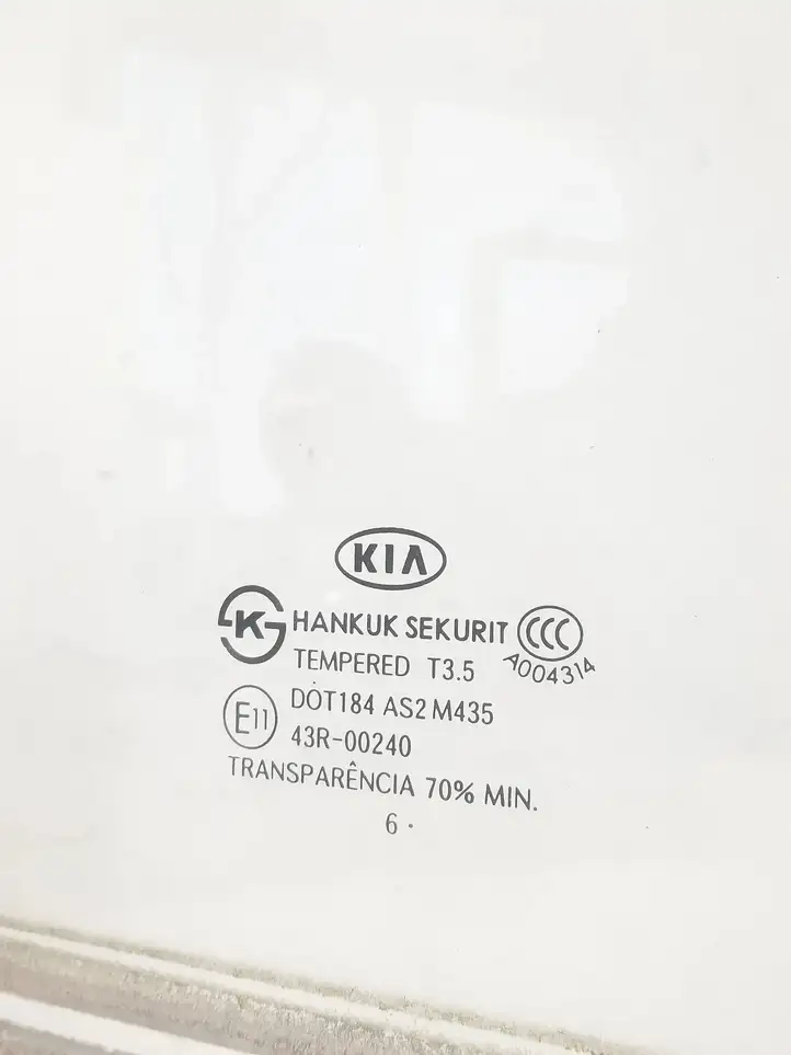Kia Carens II (2006 - 2012) AS2 Стекло задней двери — фото 2