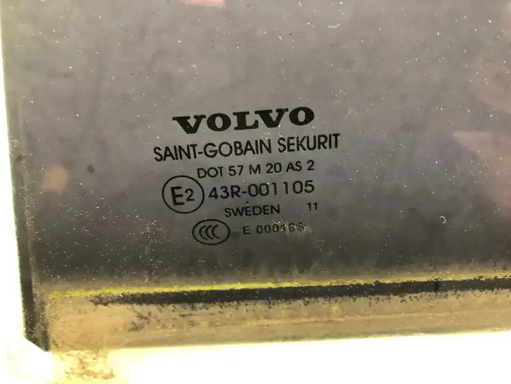 Volvo S60 (2010 - 2013) DOT57M20AS2 Стекло задней двери — фото 2