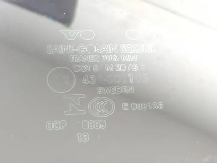 Volvo V60 (2013 - 2018) 43R001105 Стекло задней двери — фото 5