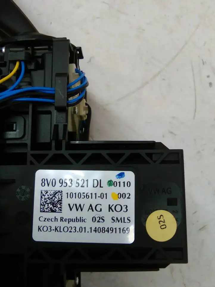 Audi A3/S3 8V (2012 - 2016) 8V0953521DL Контактное кольцо SRS — фото 8