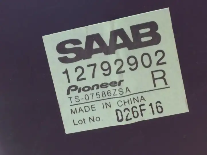Saab 9-3 Ver2 (2003 - 2007) 12792902 Динамики задней полки — фото 6