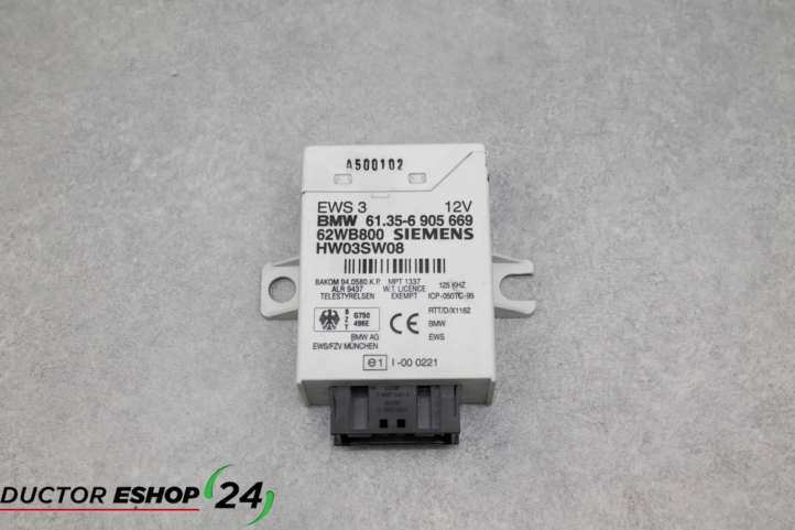 6905669 BMW 3 E46 Imobilaizerio valdymo blokas