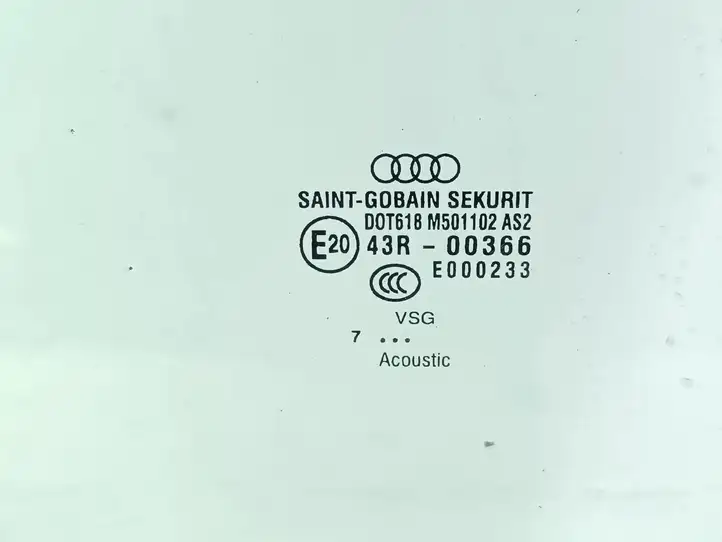 Audi A8 S8 D3 4E (2007 - 2010) 43R00366 Стекло задней двери — фото 3