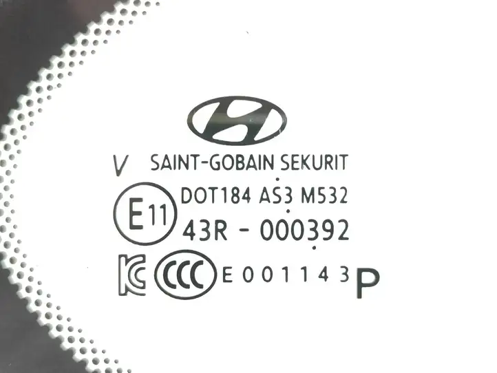 Hyundai Tucson TL (2015 - ) 43R000392 Заднее боковое стекло — фото 3