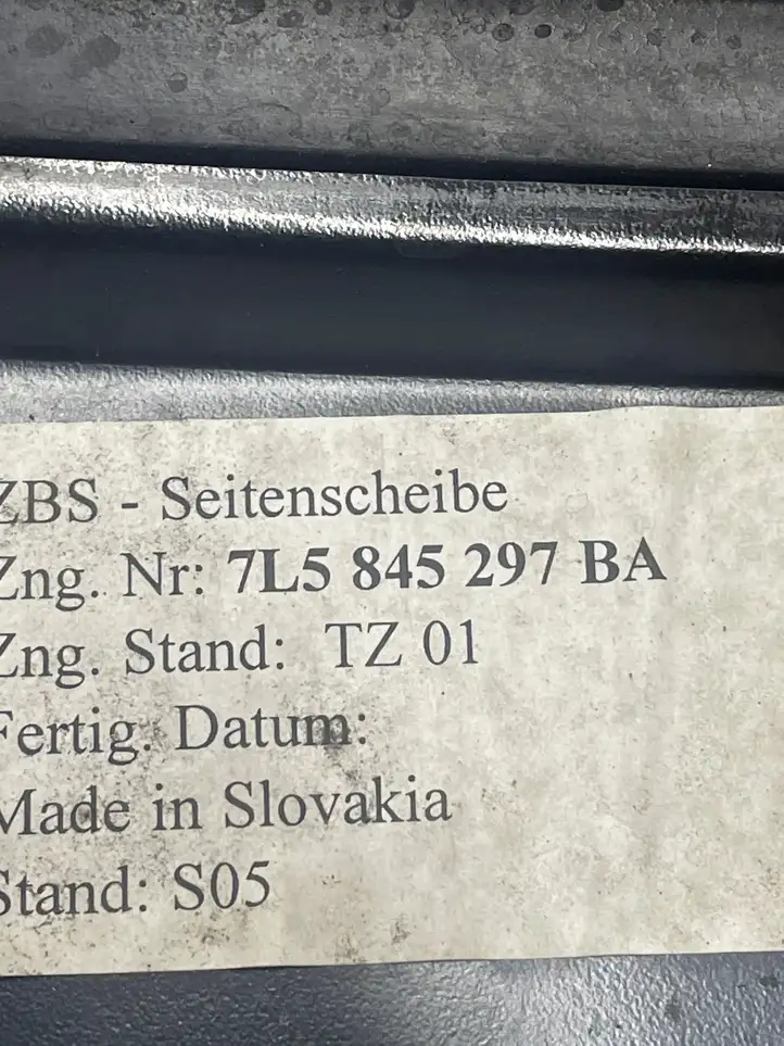 Porsche Cayenne (9PA) (2002 - 2010) 7L5845297BA Заднее боковое стекло — фото 3