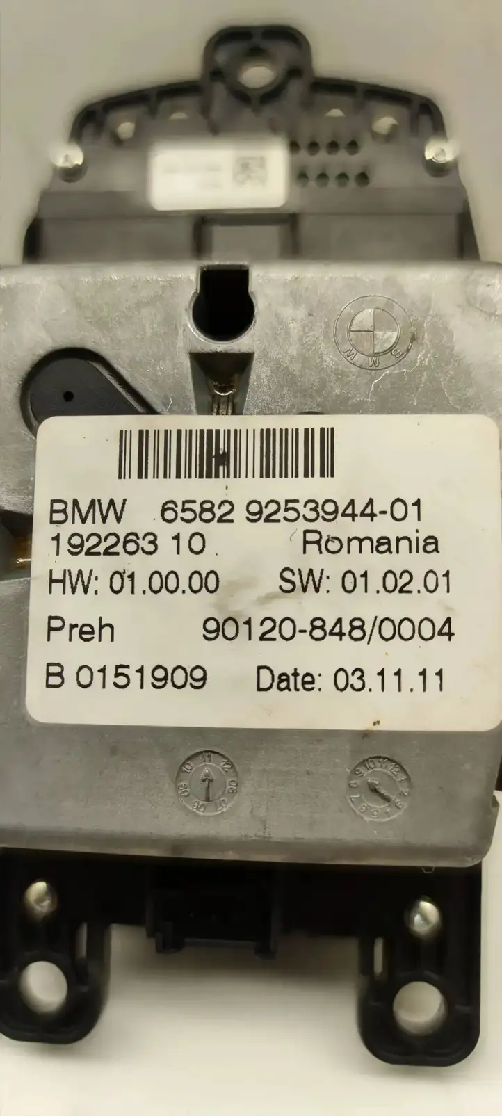 BMW 5 F10 F11 (2009 - 2016) 9253944 Контроллер мультимедийной системы — фото 4