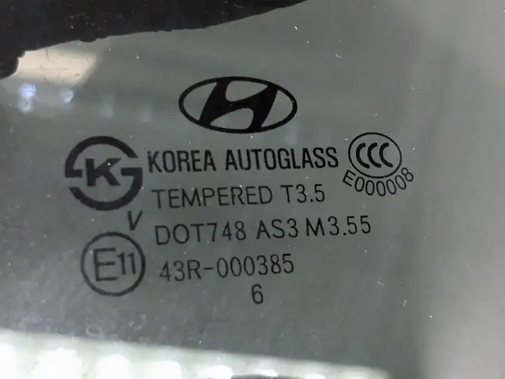 Hyundai Santa Fe (2005 - 2009) 43R000385 Форточка двери — фото 3