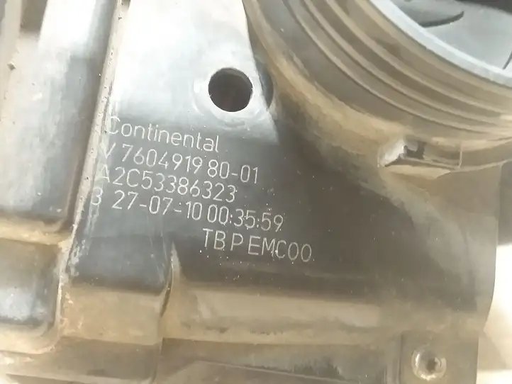 Peugeot 308 (2007 - 2013) 760491980 Дроссельная заслонка — фото 2