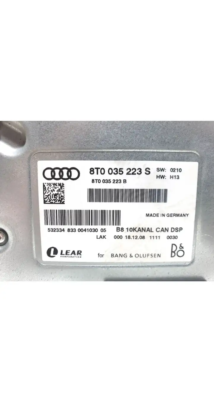 Audi Q5 SQ5 (2008 - 2012) Усилитель звука — фото 3