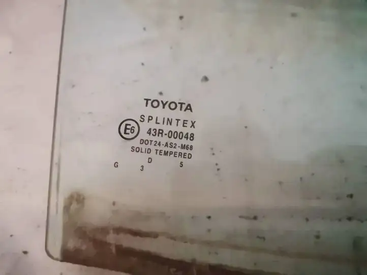 Toyota Avensis T250 (2003 - 2006) Стекло задней двери — фото 3
