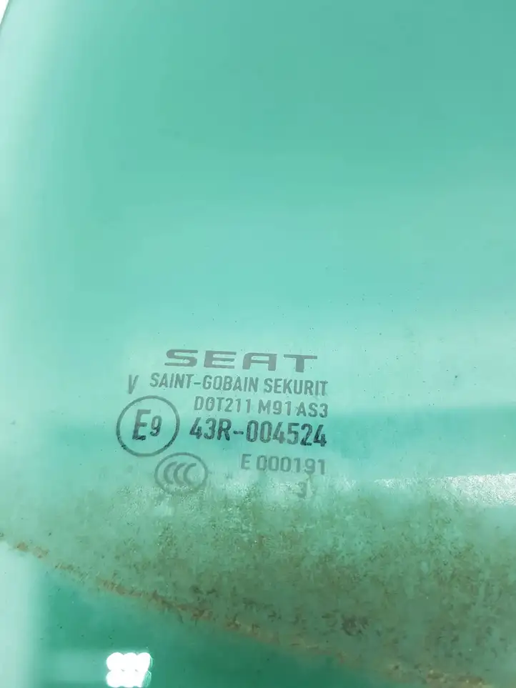Seat Leon (5F) (2012 - 2019) 43R004524 Стекло задней двери — фото 2