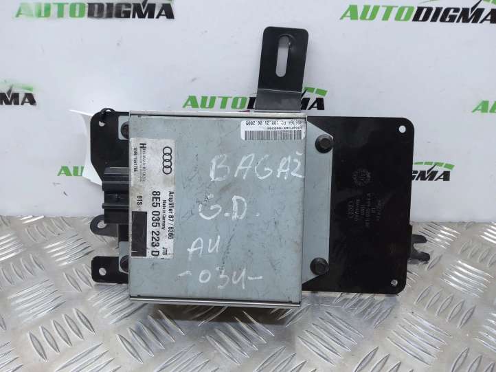 8E5035223D Audi A4 S4 B7 8E 8H Garso stiprintuvas