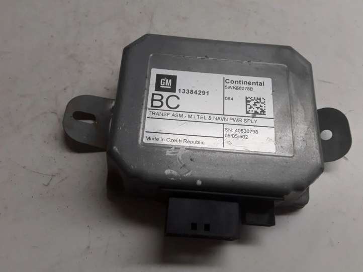 13384291 Opel Astra J Navigacijos (GPS) valdymo blokas