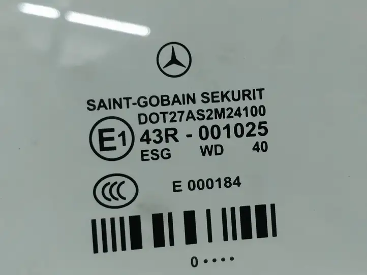Mercedes-Benz E W212 (2009 - 2016) 43R001025 Стекло задней двери — фото 2