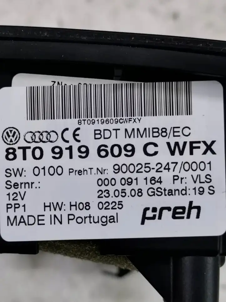 Audi A4 S4 B8 8K (2007 - 2011) 8T0919609C Контроллер мультимедийной системы — фото 5