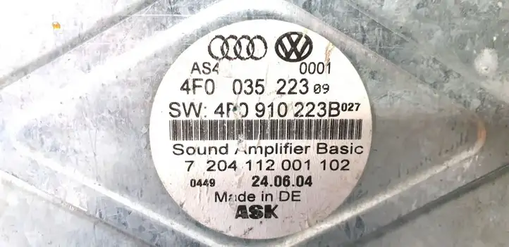 Audi A6 S6 C6 4F (2004 - 2008) 4F003522309 Усилитель звука — фото 1