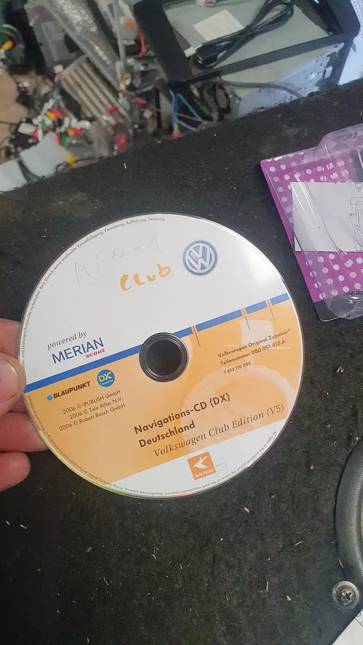 Volkswagen Golf IV (1998 - 2005) 0B0051413A Навигационные карты CD/DVD — фото 1