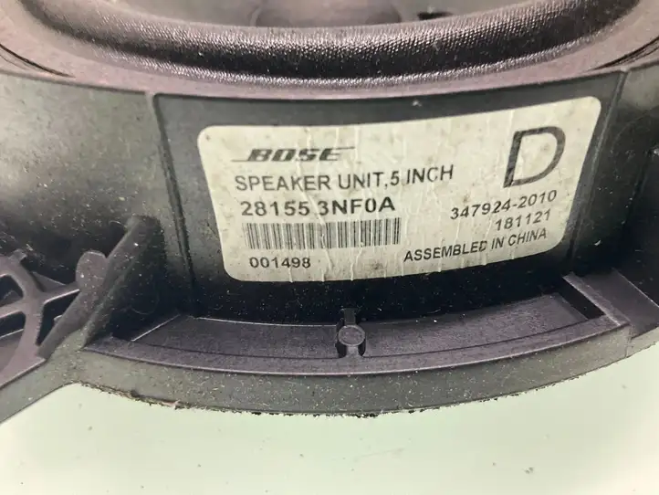 Nissan Leaf II (ZE1) (2017 - ) 281553NF0A Динамики задних дверей — фото 3