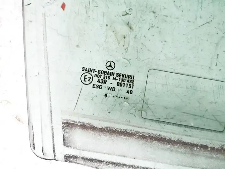 Mercedes-Benz CLC  CL 203 (2008 - 2011)   Основное стекло передних дверей (четырехдверного автомобиля)