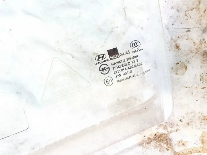Hyundai Getz (2002 - 2005) Стекло передней двери — фото 2