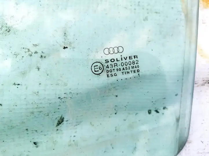 Audi A6 S6 C5 4B (1997 - 2001) Стекло передней двери — фото 3