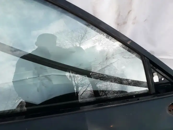 Mitsubishi Carisma (1999 - 2004) Стекло передней двери — фото 3
