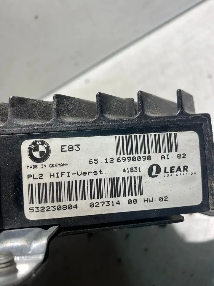 BMW X3 E83 (2003 - 2010) 6990098 Усилитель звука — фото 4