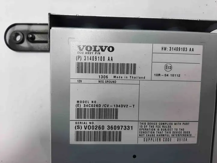 Volvo XC60 (2013 - 2017) 31409100AA Усилитель звука — фото 2