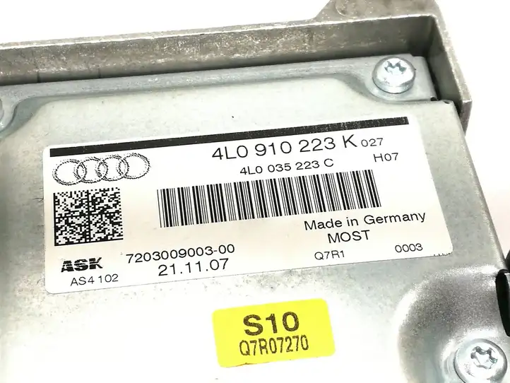 Audi Q7 4L (2005 - 2009) 4L0910223K Усилитель звука — фото 6