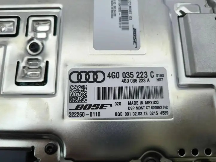 Audi A7 S7 4G (2010 - 2014) 4G0035223C Усилитель звука — фото 9