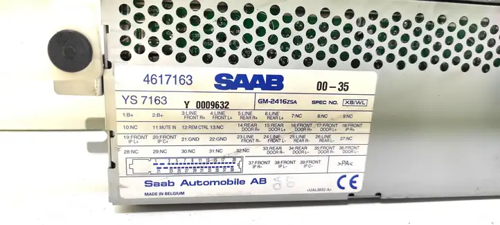 Saab 9-5 (1998 - 2005) 4617163 Усилитель звука — фото 5