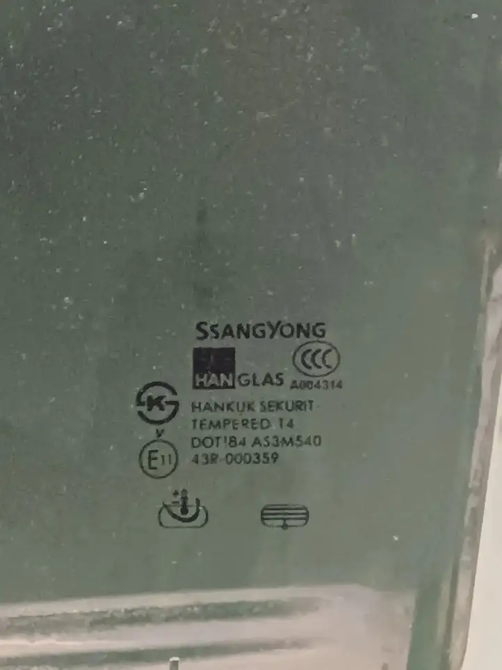 SsangYong Rexton (2001 - 2007) AS3 Стекло задней двери — фото 2