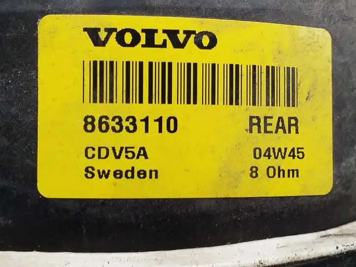 Volvo XC90 (2002 - 2006) 8633110 Динамики задних дверей — фото 4