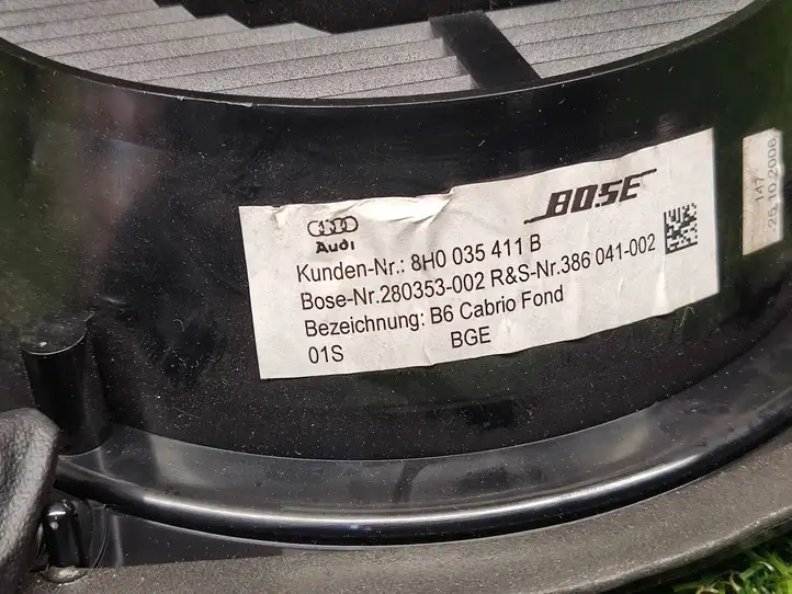 Audi TT TTS Mk2 (2006 - 2010) 8H0035411B Динамики задних дверей — фото 3