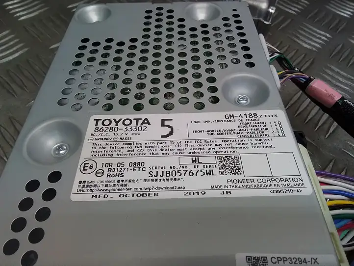 Lexus ES 250 - 300 - 350 (2018 - ) 8628033302 Усилитель звука — фото 2