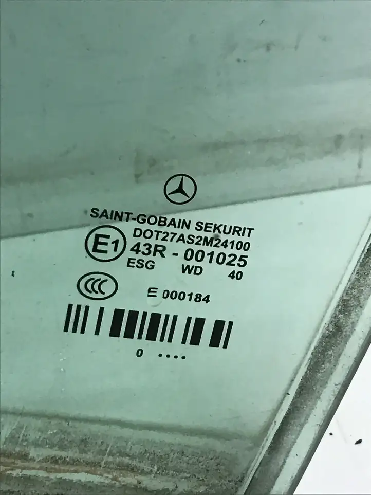 Mercedes-Benz E W212 (2009 - 2016) 43R001025 Стекло задней двери — фото 2