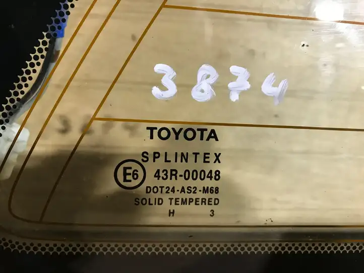 Toyota Avensis T250 (2003 - 2006) AS2 Заднее боковое стекло — фото 3