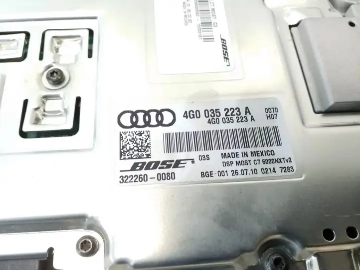 Audi A6 S6 C6 4F (2004 - 2008) 4G0035223A Усилитель звука — фото 2