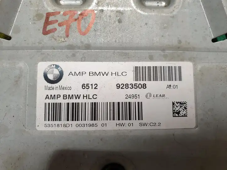 BMW X5 E70 (2006 - 2013) 9283508 Усилитель звука — фото 2