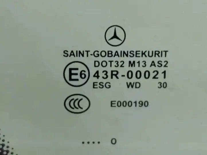 Mercedes-Benz E W212 (2009 - 2016) A2126701712 Заднее боковое стекло — фото 5