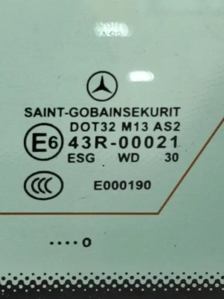 Mercedes-Benz E W212 (2009 - 2016) E643R00021 Заднее боковое стекло — фото 5