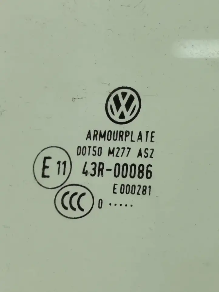 Volkswagen Cross Polo (2009 - 2018) E1143R00086 Стекло задней двери — фото 3