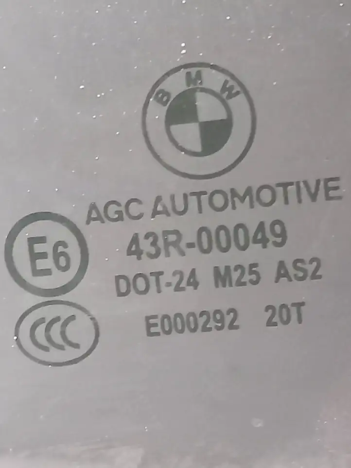 BMW 5 F10 F11 (2009 - 2016) 43R00049 Стекло задней двери — фото 2