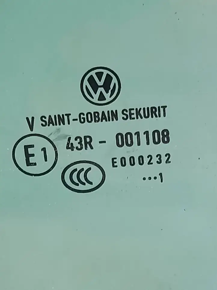 Volkswagen Golf Plus (2008 - 2014) 43R001108 Стекло задней двери — фото 2