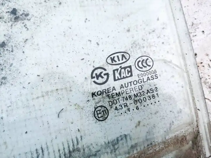 Kia Rio (2005 - 2009) Стекло задней двери — фото 3