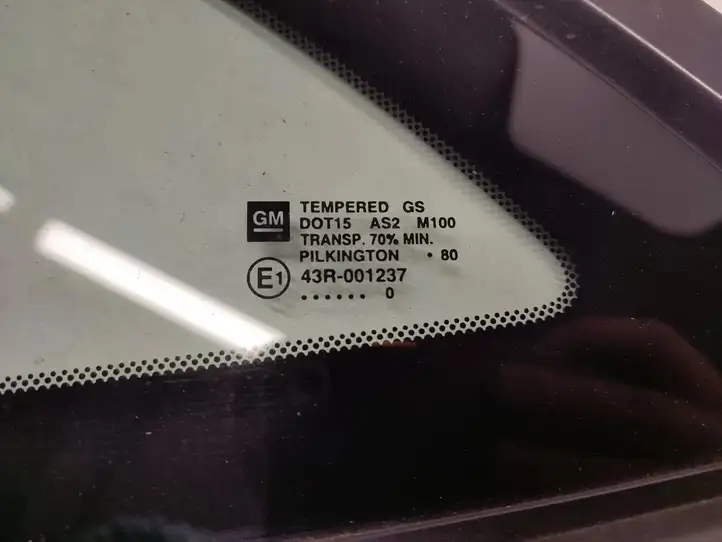 Chevrolet Camaro (2013 - 2015) 92194977 Заднее боковое стекло — фото 3