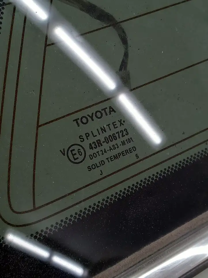 Toyota Avensis T250 (2006 - 2009) AS3 Заднее боковое стекло — фото 3