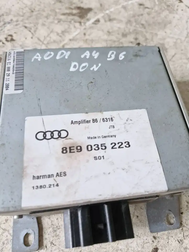 Audi A4 S4 B6 8E 8H (2000 - 2006) 8E9035223 Усилитель звука — фото 2