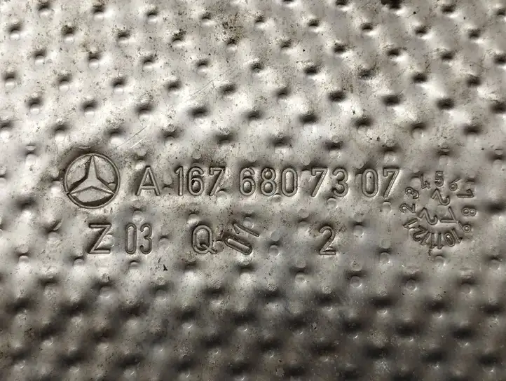 Mercedes-Benz GLE W167 (2019 - ) A1676807307 Теплоизоляция (теплозащита) — фото 8